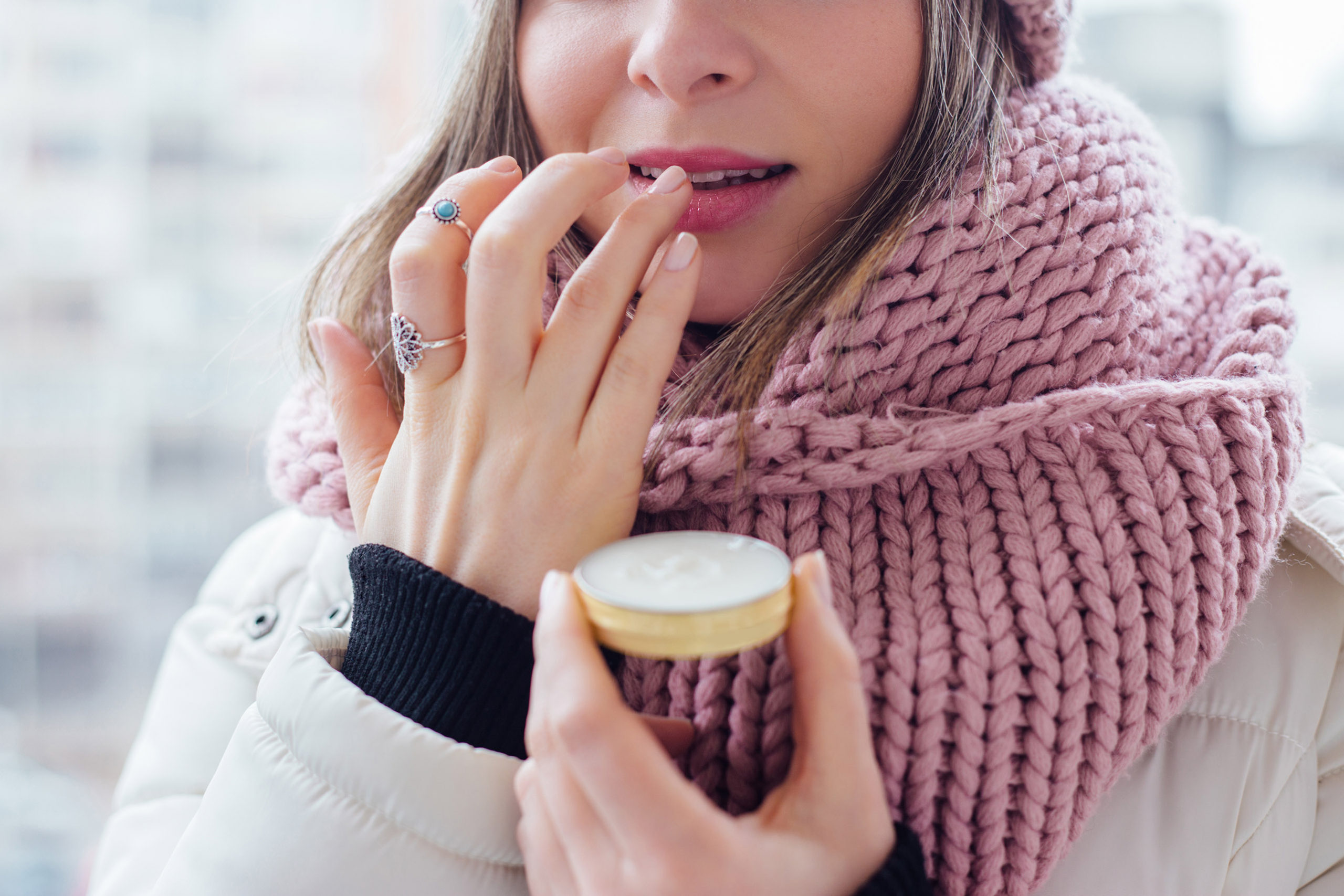 veido odos priežiūra žiemą